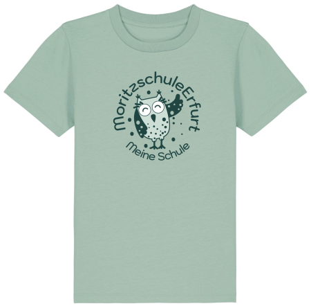 T-Shirt | Kinder | college | caribbean blue | Moritzschule Erfurt