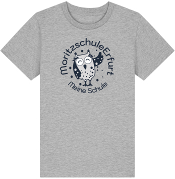 T-Shirt | Kinder | college | heather gray | Moritzschule...