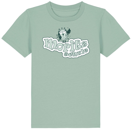 T-Shirt | Kinder | cloud | caribbean blue | Moritzschule Erfurt