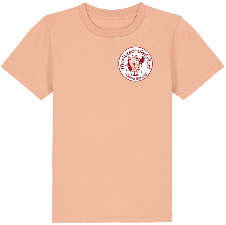 T-Shirt | Kinder | meine Schule| fraiched peche | Moritzschule Erfurt