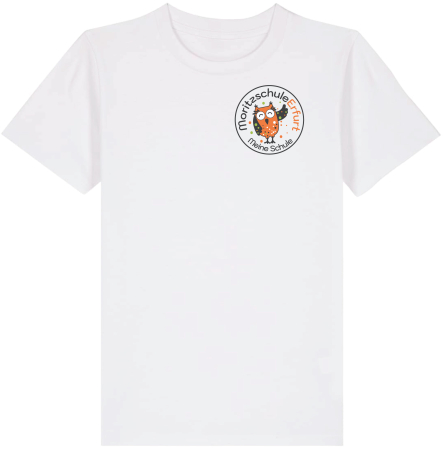 T-Shirt | Kinder | meine Schule | white real | Moritzschule Erfurt