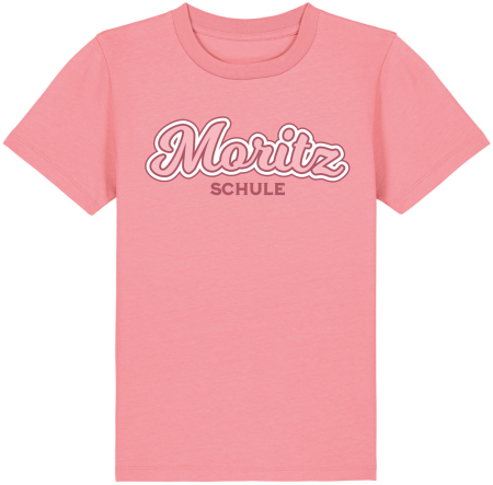 T-Shirt | Kinder | retro | pink joy | Moritzschule Erfurt