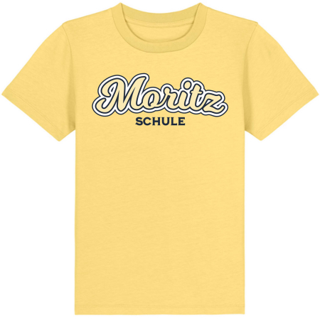 T-Shirt | Kinder | retro | viva yellow | Moritzschule Erfurt
