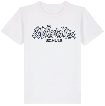T-Shirt | Kinder | retro | white | Moritzschule Erfurt