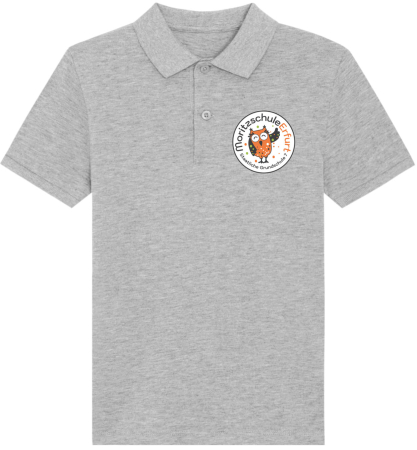Poloshirt | Kinder | GS7 | heather gray | Moritzschule Erfurt