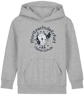 Hoodie | Kinder | college | heather gray | Moritzschule...