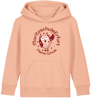 Hoodie | Kinder | college | fraiched peche | Moritzschule...