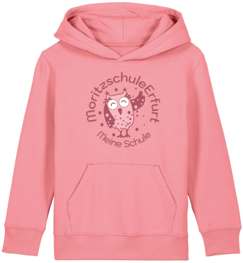 Hoodie | Kinder | college | pink joy | Moritzschule Erfurt