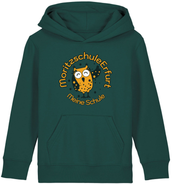 Hoodie | Kinder | college | glazed green | Moritzschule...