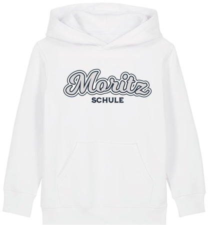 Hoodie | Kinder | retro | white | Moritzschule Erfurt