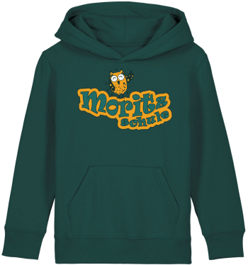 Hoodie | Kinder | cloud | glazed green | Moritzschule Erfurt