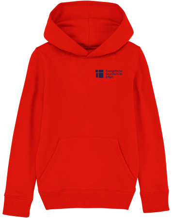 Hooded Sweatshirt | Kinder | rot | Evangelische Grundschule Erfurt