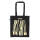 Fairtrade Cotton Bag Long Handles | Just Chill | black | Ferozshahi