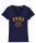 T-Shirt | Damen | V-Neck | navy - EVRG