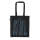 Fairtrade Cotton Bag Long Handles | Just Chill | black-grey | Ferozshahi