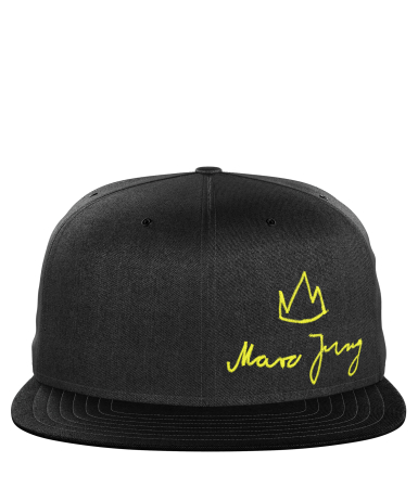 Baseballcap Premium | Marc Jung | Logo gestickt | schwarz
