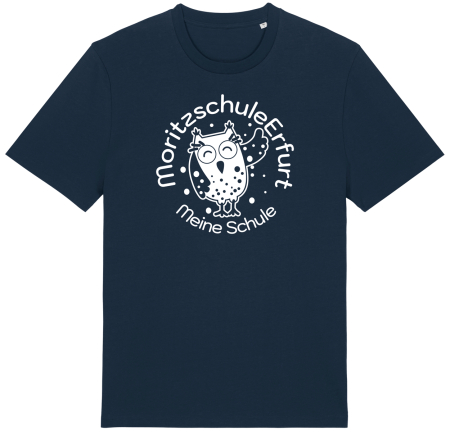 T-Shirt | unisex | college | french navy | Moritzschule Erfurt