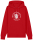Hoodie | Kapuzensweatshirt | unisex | college | rot | Moritzschule Erfurt
