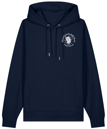 Hoodie | Kapuzensweatshirt | unisex | college mini | navy | Moritzschule Erfurt