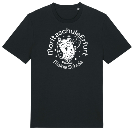 T-Shirt | unisex | college | black | Moritzschule Erfurt