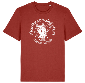 T-Shirt | unisex | college | earth red | Moritzschule Erfurt
