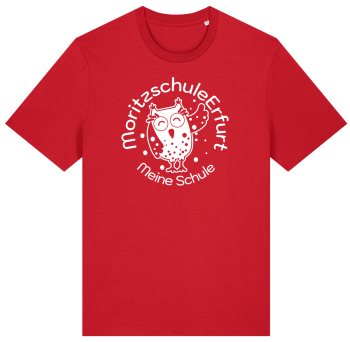 T-Shirt | unisex | college | red | Moritzschule Erfurt