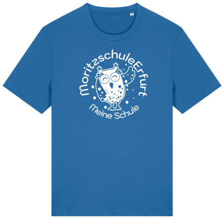T-Shirt | unisex | college | mindful blue | Moritzschule Erfurt