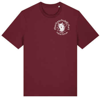 T-Shirt | unisex | college dezent | burgundy |...