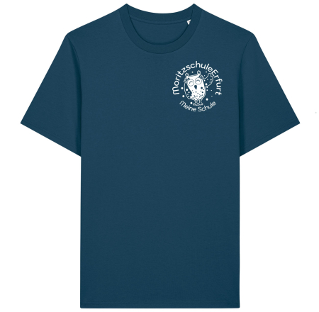 T-Shirt | unisex | college dezent | deep teal | Moritzschule Erfurt