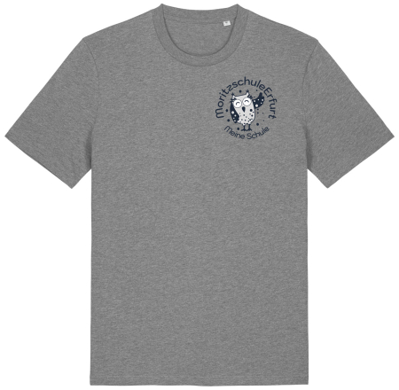 T-Shirt | unisex | college dezent | heather gray | Moritzschule Erfurt