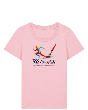 T-Shirt | Damen | cotton pink | TGS Arnestati | Brustlogo