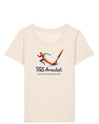 T-Shirt | Damen | natural raw| TGS Arnestati | Brustlogo