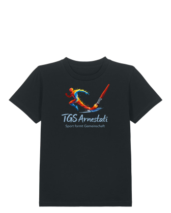 T-Shirt | Kinder | schwarz | TGS Arnestati | Brustlogo
