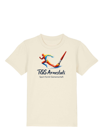 T-Shirt | Kinder | natural raw | TGS Arnestati | Brustlogo