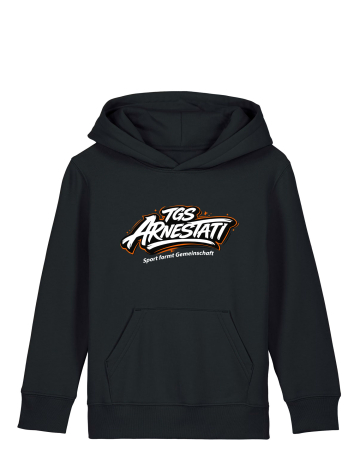 Kapuzensweatshirt | Kinder | schwarz | TGS Arnestati | Brustlogo