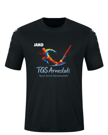 Trikot Sport für Kinder/Herren | Jako Team | schwarz kurzarm | TSG Arnestati