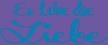 T-Shirt Unisex | Singwoche & Kantorei | Es lebe die Liebe | Farbe: Purpe Love