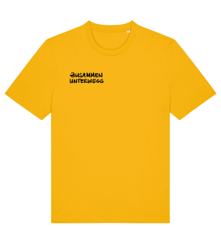 T-Shirt Unisex | Singwoche & Kantorei | Zusammen Unterwegs | Farbe: spectral yellow