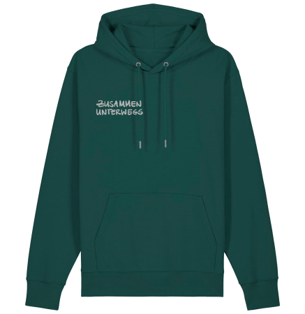 Kapuzensweatshirt Unisex | Singwoche & Kantorei | Zusammen Unterwegs | Farbe: glazed green