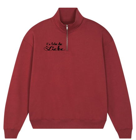 Sweatshirt Unisex | Singwoche & Kantorei | Es lebe die Liebe | Farbe: red earth