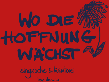 T-Shirt für Babys | Singwoche & Kantorei | Wo die Hoffnung wächst | red