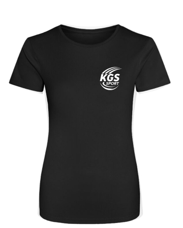Funktionsshirt | Damenschnitt | jet  black | KGS Am Schwemmbach