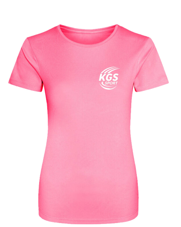 Funktionsshirt | Damenschnitt | electric pink | KGS Am Schwemmbach