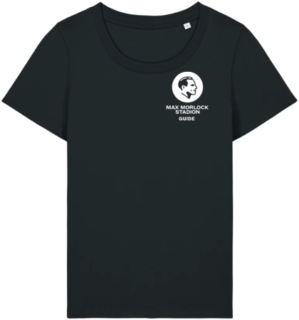 T-Shirt | Damen | schwarz | Max Morlock Stadion Guide