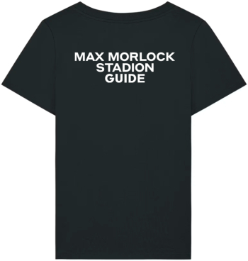 T-Shirt | Damen | schwarz | Max Morlock Stadion Guide