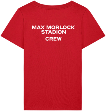T-Shirt | Damen | rot | Max Morlock Stadion Crew