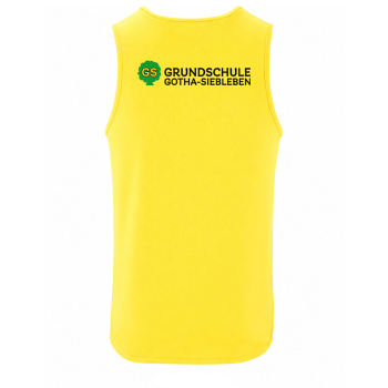 Sport-Tank Top Herren | gelb | Grundschule Gotha-Siebleben