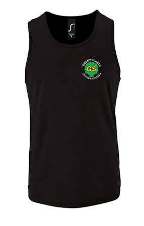 Sport-Tank Top Herren | schwarz | Grundschule Gotha-Siebleben
