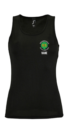 Sport-Tank Top Damen | schwarz | Grundschule Gotha-Siebleben