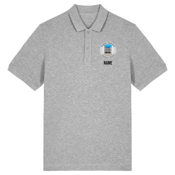Polo Stanley/Stella | Prepster 2.0 | Herren/unisex | heather grey | Staatliche Regelschule Pestalozzi Weimar